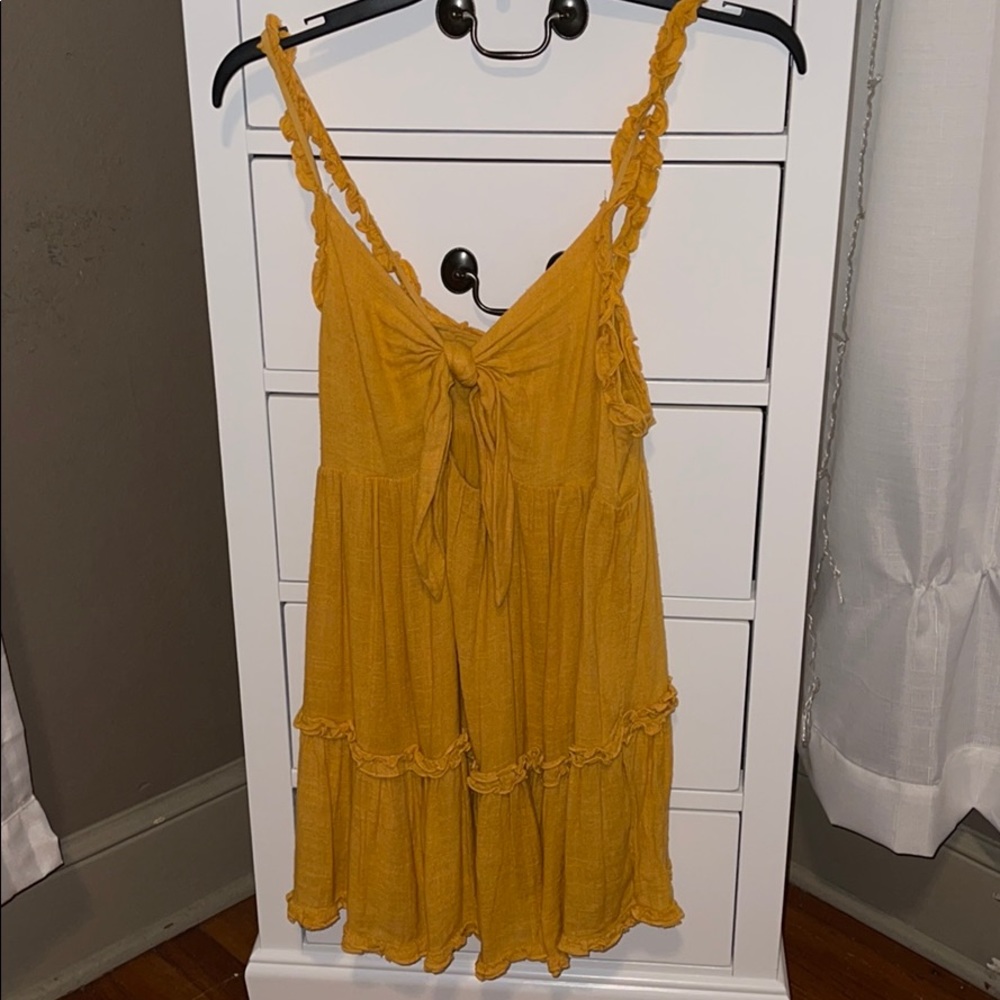 Gold dress